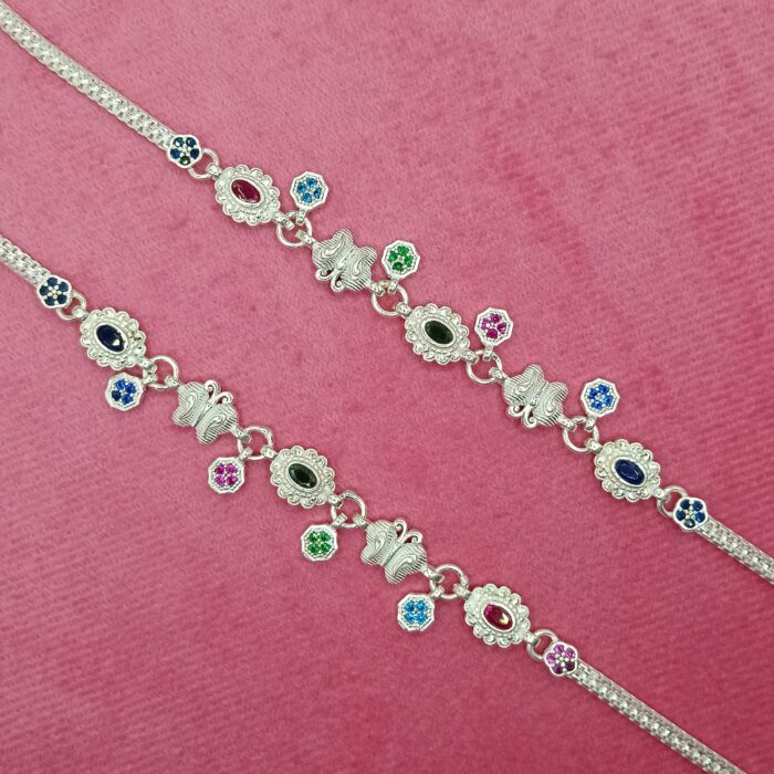 Classic Silver Payal for Girls & Women