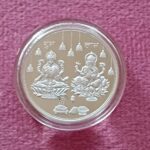 10g Round Silver Coin – Goddess Laxmi & Lord Ganesh