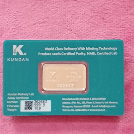 10g pure silver bar with Laxmi & Ganesh – perfect for gifting, pooja, and collecting.