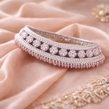 Pure Silver Floral Payal