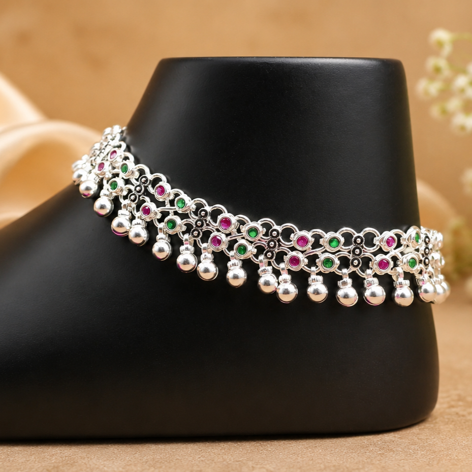 ChatGPT Image Sep 1, 2026, 04_39_58 PM Radiant Pure Silver Dulhan Payal