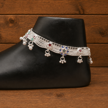 Pure Silver Designer Dulhan Paayal