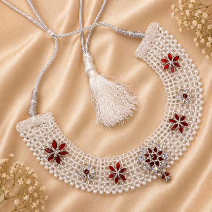 925 Silver Chatai Weave Jewellery Set