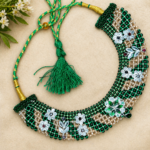 925 Silver Floral Chatai Set – Premium Traditional Necklace