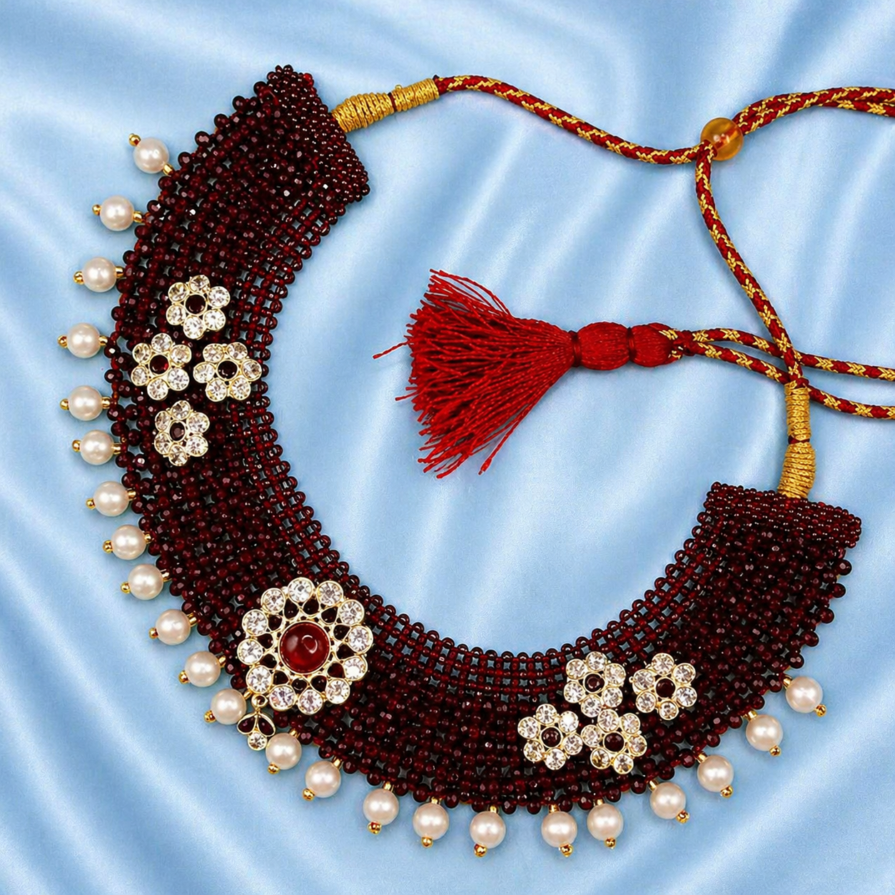 ChatGPT Image Apr 29, 2026, 07_01_45 PM Handcrafted 925 Silver Chatai Set with Flower Motifs & Pearls