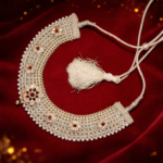 925 Silver Chatai Flower Design Necklace Set