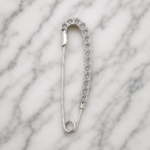 Pure Silver Saree Pin – Timeless Elegant Style