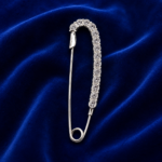 Pure Silver Saree Pin – Timeless Elegant Style