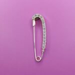 Fine Silver Saree Pin – Timeless Elegant Style