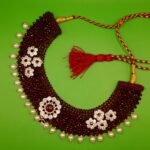 Handcrafted 925 Silver Chatai Set with Flower Motifs & Pearls