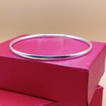 Slim 925 Sterling Silver Men’s Kada – Minimal & Elegant Design
