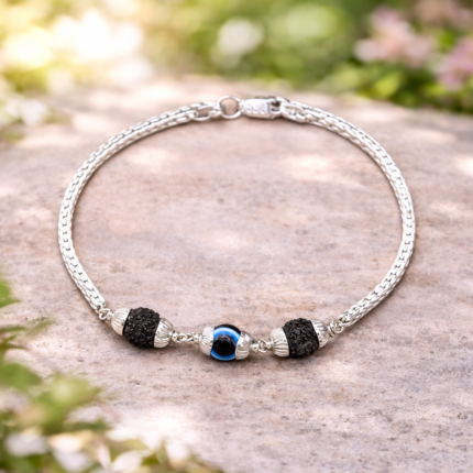 Pure Silver Men’s Rakshak Energy Bracelet