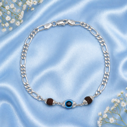 Pure Silver Men’s Trishakti Bracelet