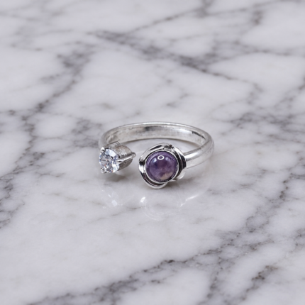 Silver 925 Personalized Memory Ring with Hidden Photo