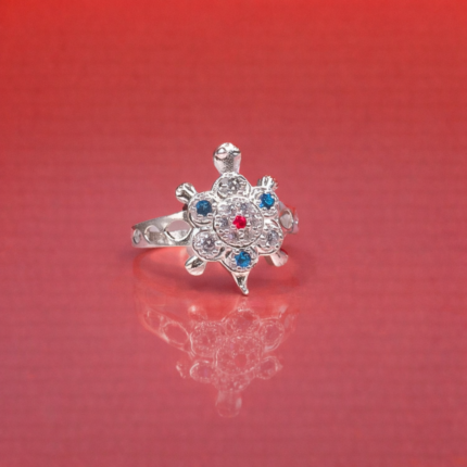 Premium Pure Silver Turtle Ring for Men