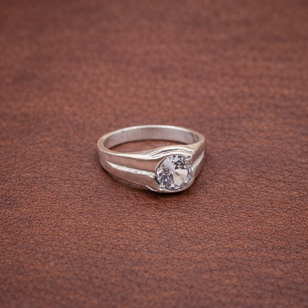 ChatGPT Image Feb 18, 2026, 04_41_02 PM Pure Silver Ring with White Stone – Elegant & Timeless