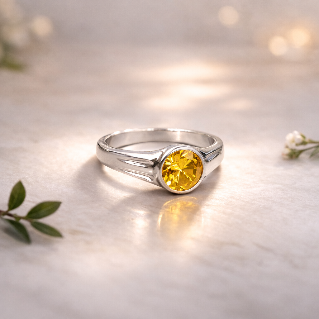ChatGPT Image Feb 18, 2026, 04_55_12 PM Pure Silver Round Brilliant Stone Ring