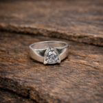 Radiant Glow Pure Silver Gem Ring