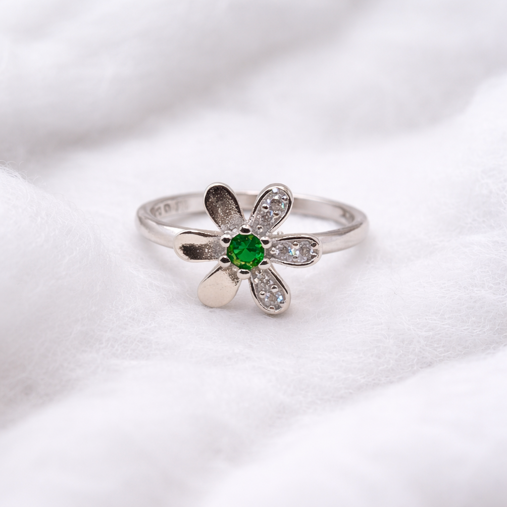ChatGPT Image Feb 5, 2026, 12_27_07 PM Pure Silver Green Stone Ring