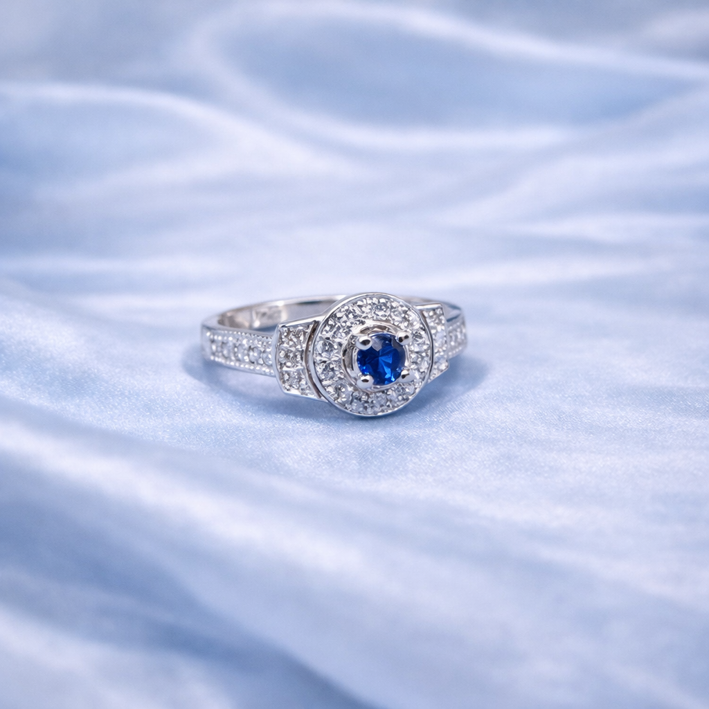 ChatGPT Image Feb 6, 2026, 07_21_44 PM Pure Silver Blue Stone Handmade Ring
