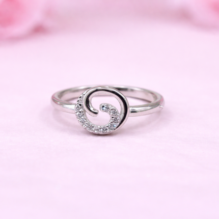 Pure Silver Eagle Spirit Statement Ring