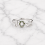 Stylish Pure Silver LOVE Band for Men
