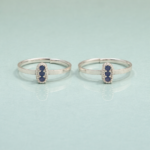 Pure Silver Oxidised Toe Ring