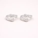 Shine Finish Pure Silver Toe Ring