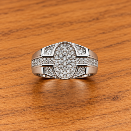 Royal Edge Sterling Silver Band
