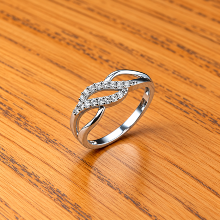 Pure Silver Power Statement Ring