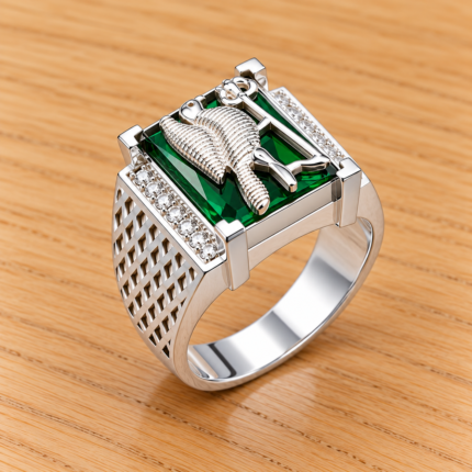 Elegant Men’s Pure Silver Ring