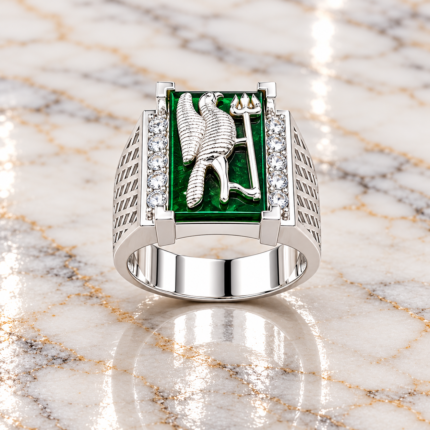 Elegant Men’s Pure Silver Ring