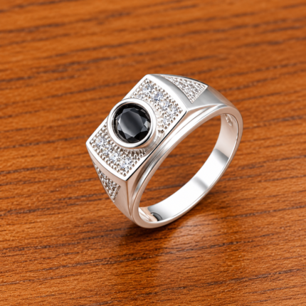Classic Pure Silver Men’s Ring