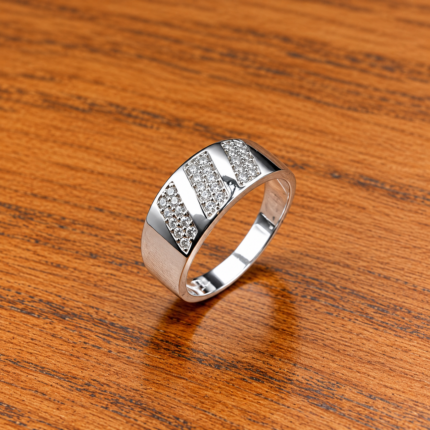 Pure Silver Elegant Designer Ring