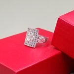 Sacred Om Engraved Fine Silver Ring for Men