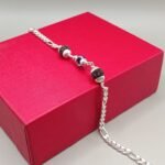 Pure Silver Men’s Spiritual Shield Bracelet