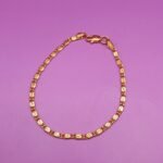 Gold Polish Silver Bracelet – Classic Luxury Finish