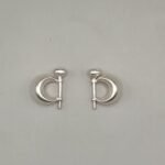 Minimalist Pure Silver Earring for Men
