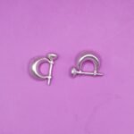 Minimalist Pure Silver Earring for Men