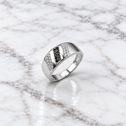 Pure Silver Timeless Sparkle Ring