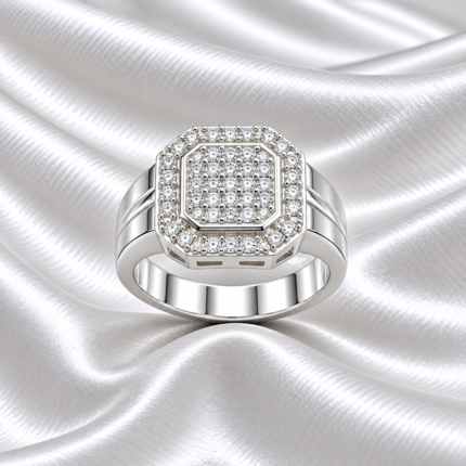 Premium Pure Silver Ring for Men
