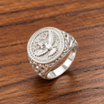 Pure Silver Men’s Ring