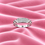Pure Silver Ring with Stone