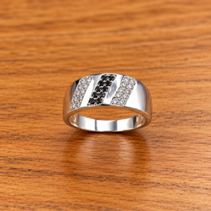 Pure Silver Timeless Sparkle Ring