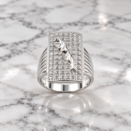 Stylish Fine Silver Ring for Men
