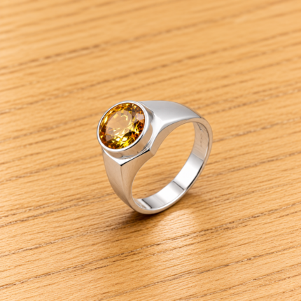 Classic Pure Silver Men’s Ring