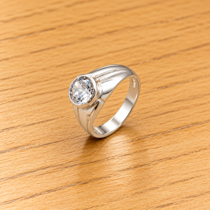 Timeless Sparkle Pure Silver Ring
