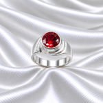 Modern Pure Silver Men’s Band