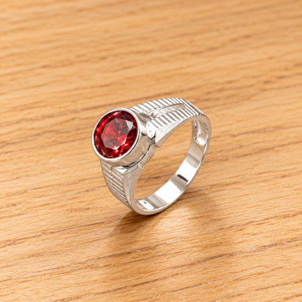 Refined Fine Silver Gentleman’s Ring