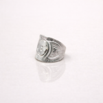 Handcrafted 925 Sterling Silver Alphabet Ring for Men